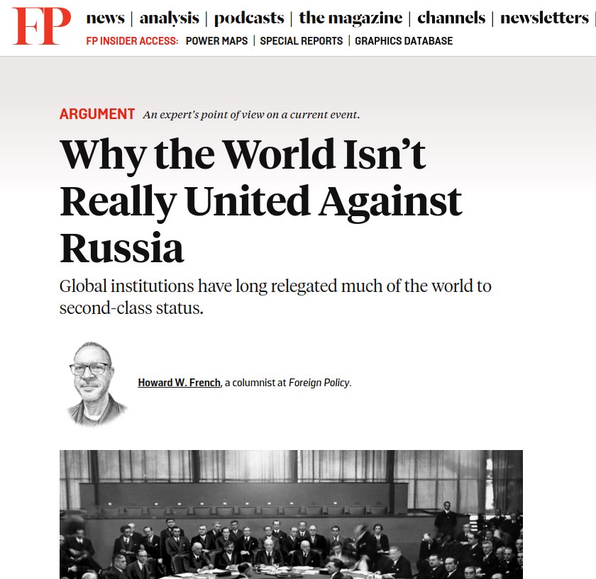 ‼️⚡️У Запада не получилось настроить большую часть мира против России