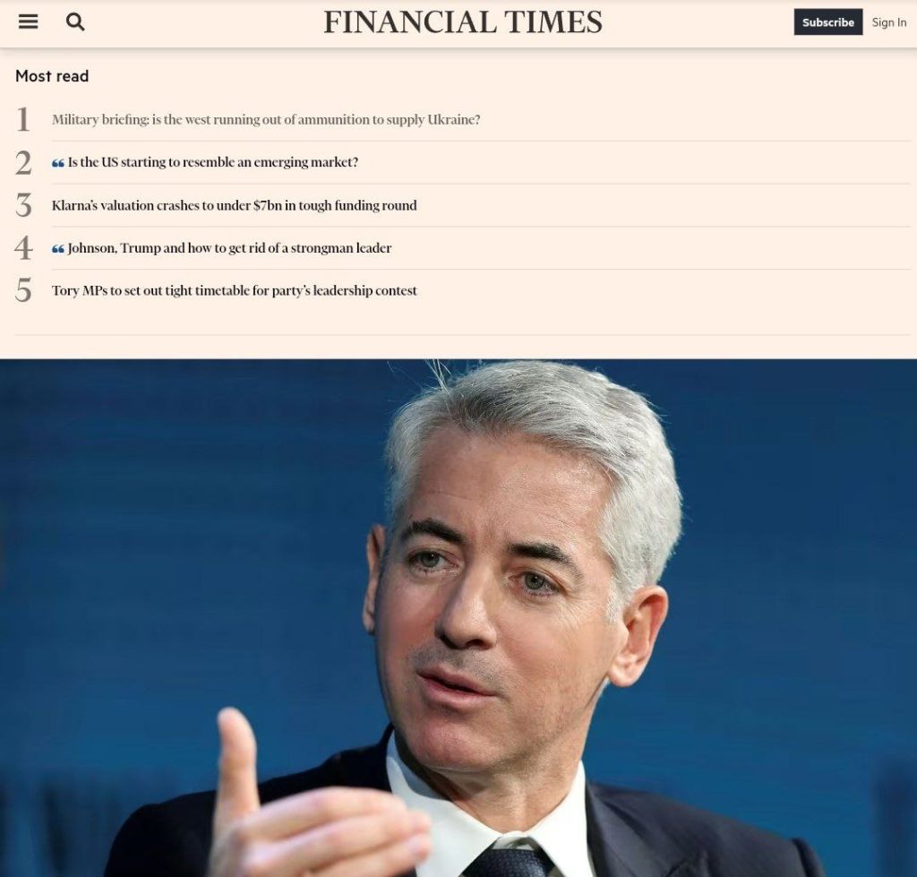 В топе сегодняшних материалов международного лондонского издания "The Financial Times" крайне любопытная заметка под заголовком: "У Запада заканчиваются боеприпасы для снабжения Украины?"