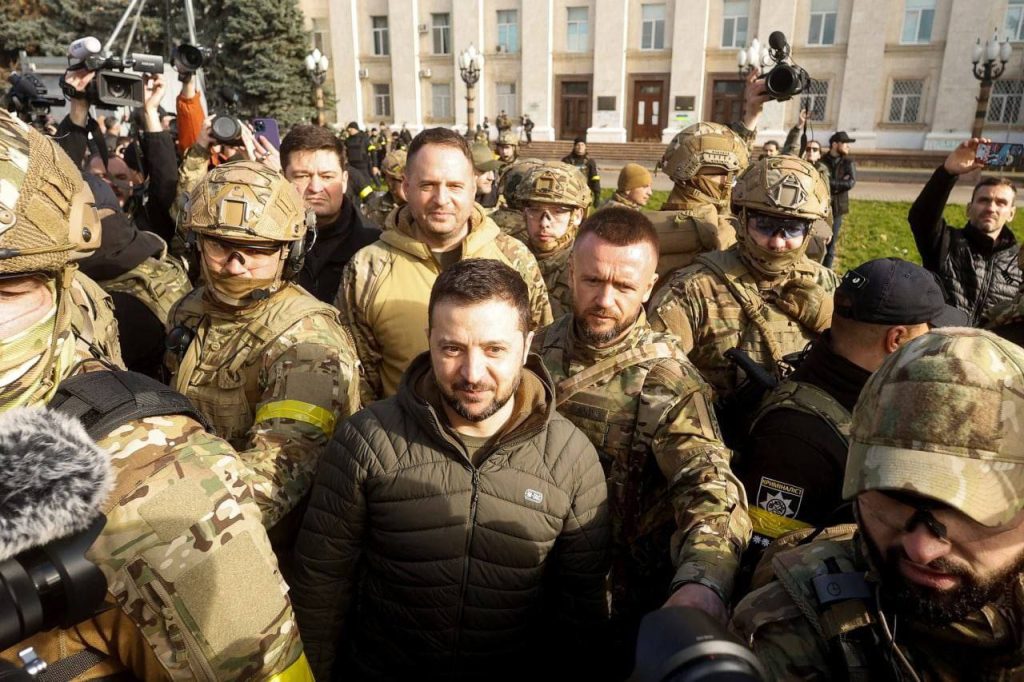 Зеленский приехал в Херсон