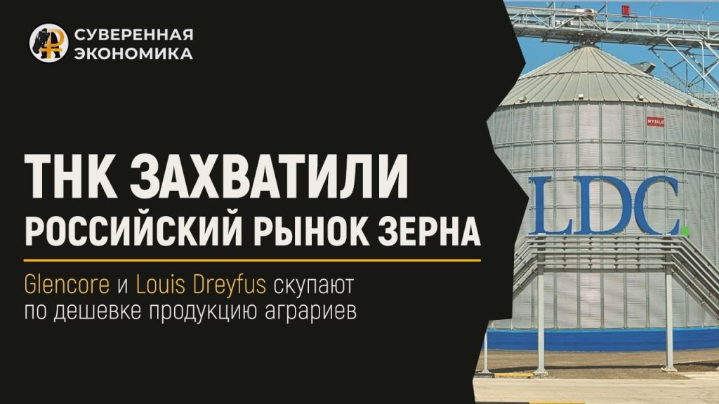 ТНК захватили российский рынок зерна — Glencore и Louis Dreyfus скупают по дешевке продукцию аграриев