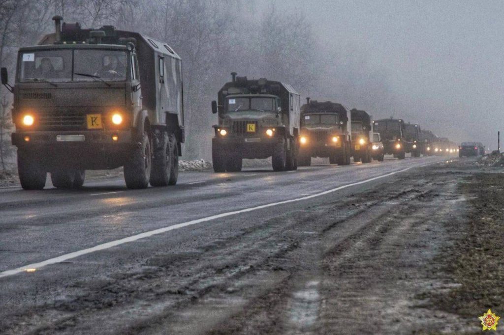 На Белорусскую технику нанесена литера "К"