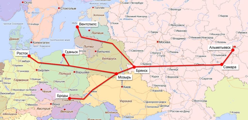 Казахская нефть ищет путь в Германию