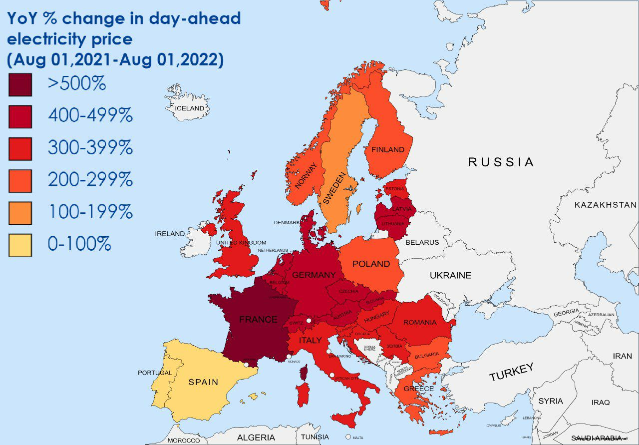 Карта россии и европы 2022