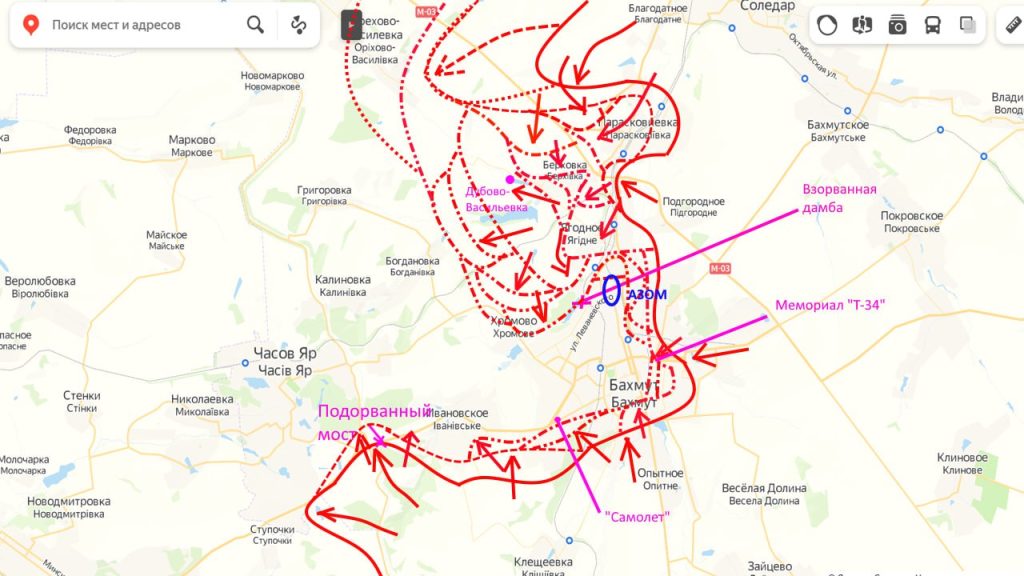 Юрий Подоляка: Битва за Артемовск — главное за прошедшие сутки (на утро 12.03)