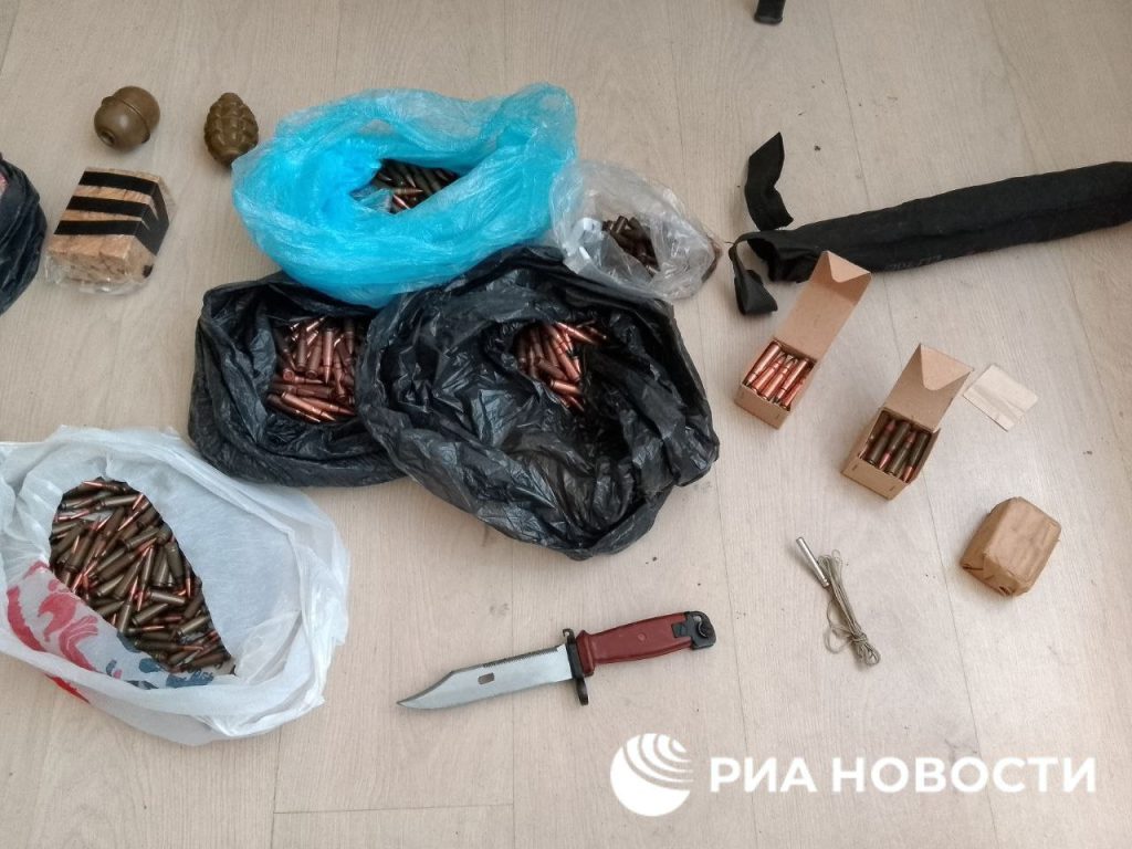 В Мелитополе Запорожской области силовики задержали автомобиль предположительно с украинской диверсионной разведывательной группой