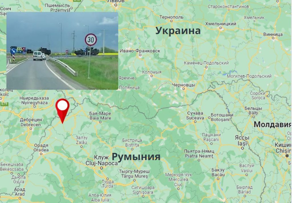 СМИ: Румыния перебрасывает бронетранспортеры Stryker к украинской границе