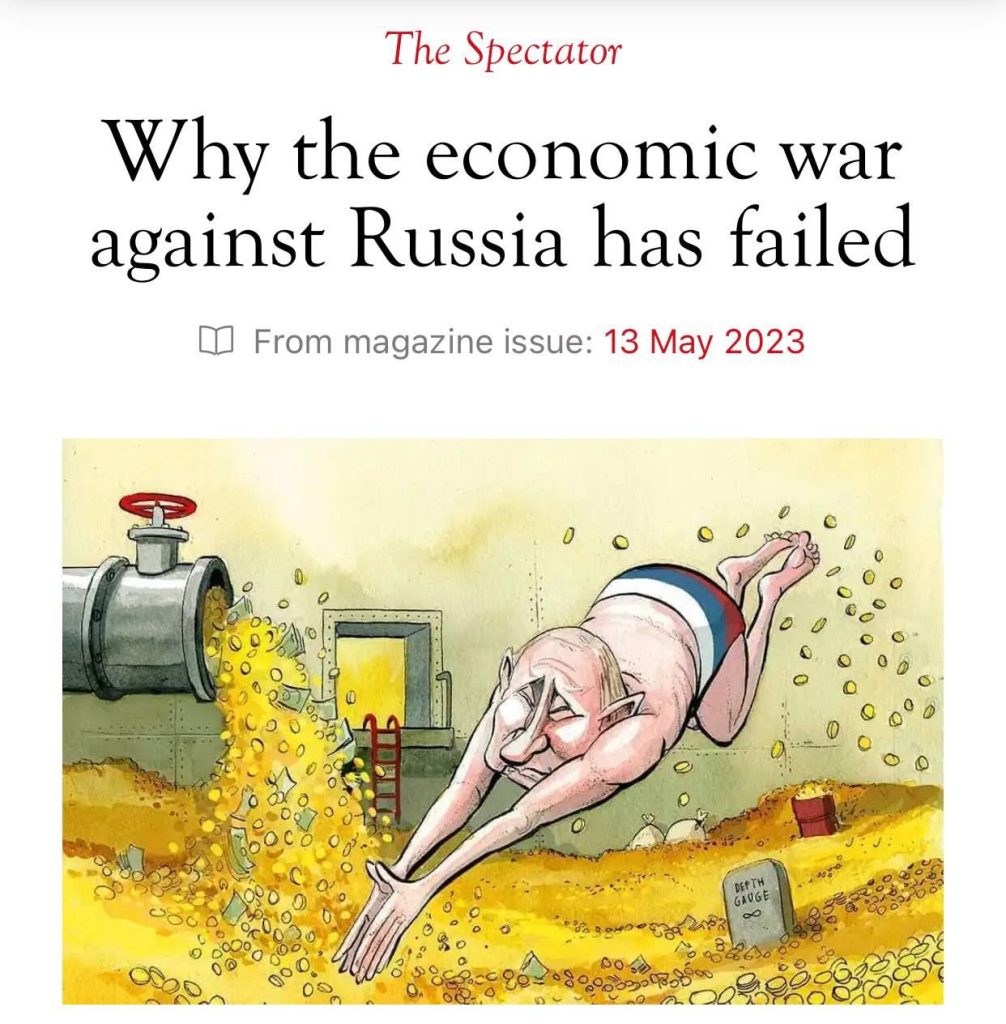 The Spectator: «Почему экономическая война против России провалилась»