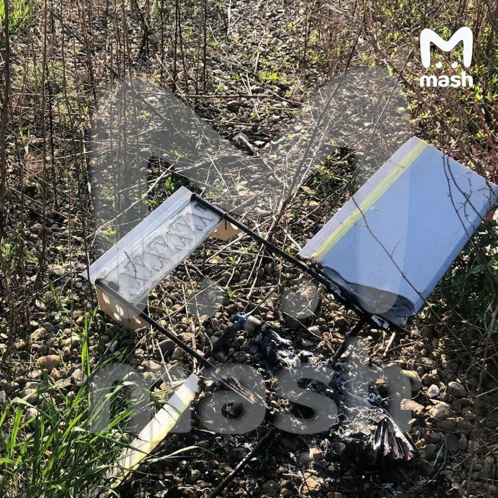 Cбитые брянскими пограничниками украинские дроны-камикадзе