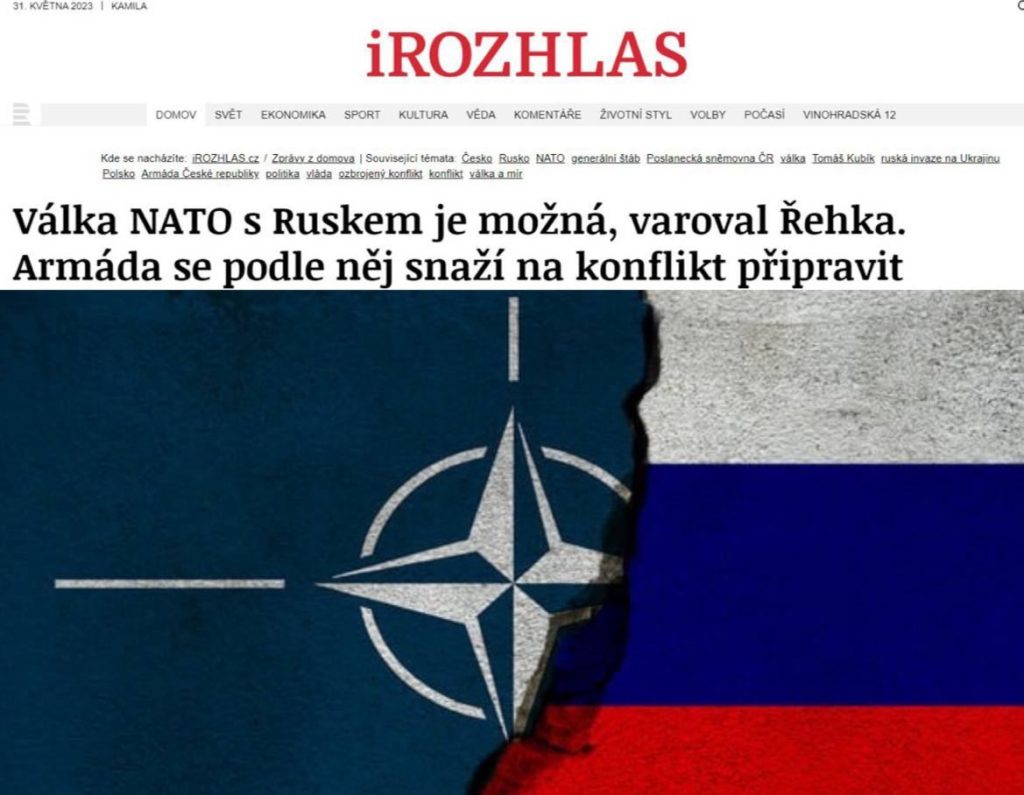 Война между Россией и НАТО возможна – глава Генштаба Чехии Ржехка