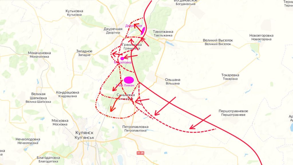 Купянское направление — обстановка на вечер 21.06.23