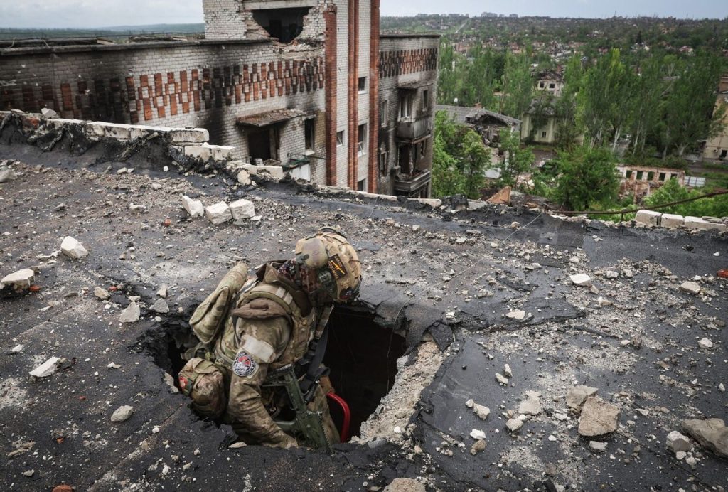 Штурмовики ЧВК «Вагнер», и пейзажи взятого Бахмута