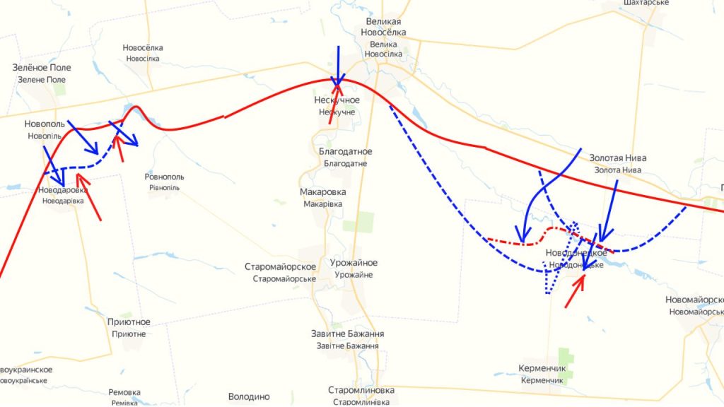 Юрий Подоляка: Противник покинул Новодонецкое