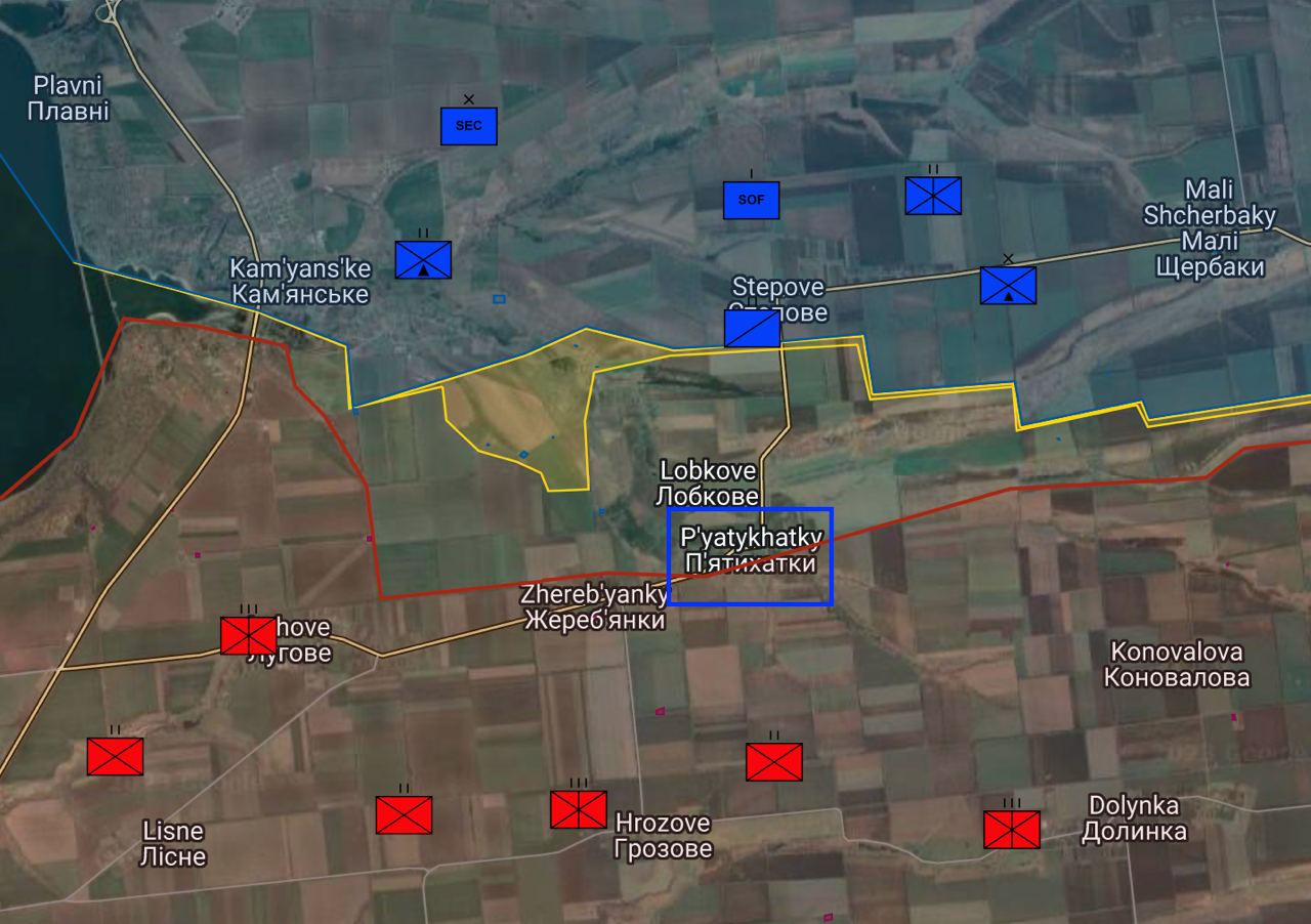 Карта высот запорожской области