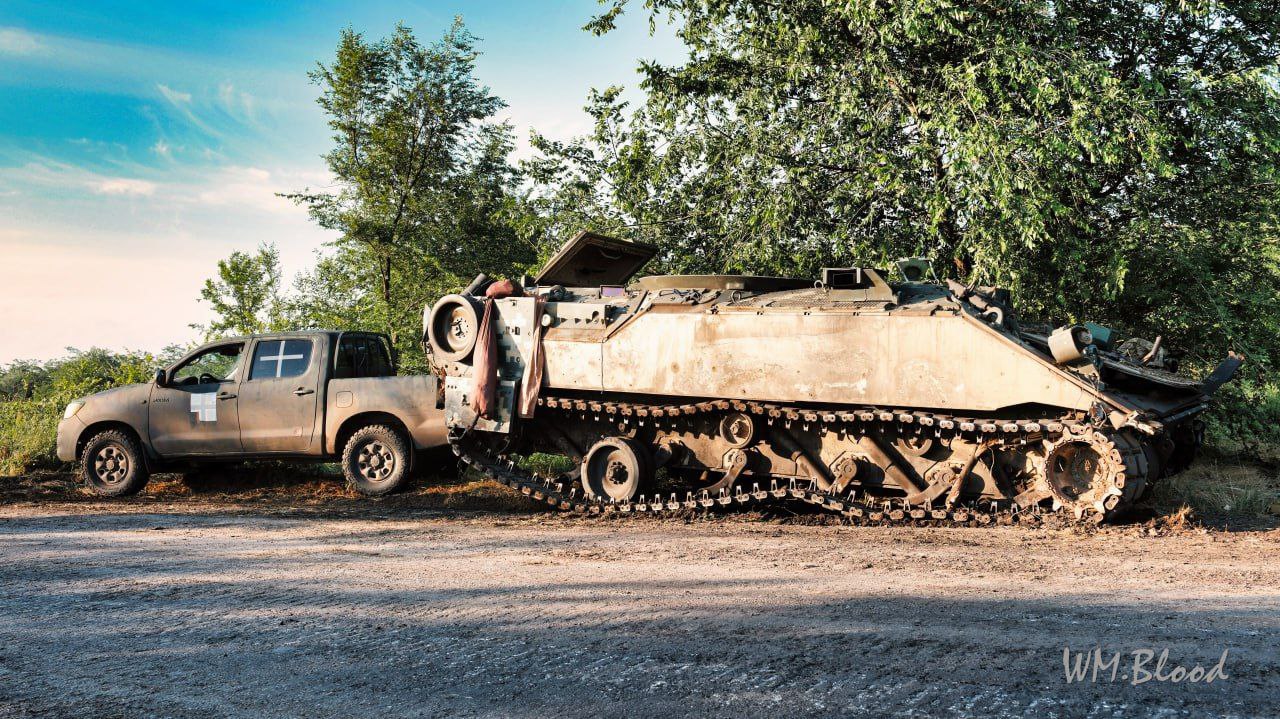 Свежая партия уничтоженных МБП «Bradley» из Запорожской области