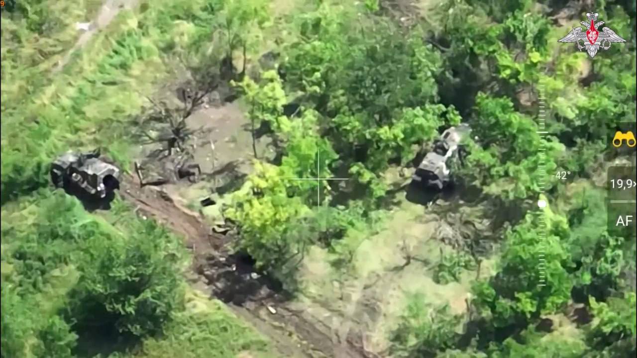 Видео ударов российской артиллерии по ВСУ в селе Пятихатки