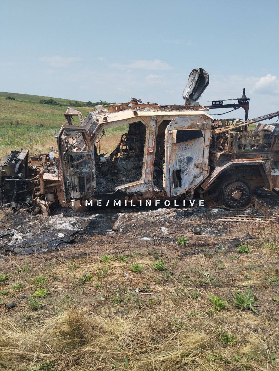 Уничтоженная техника  37й бригады ВСУ в Новодонецком
