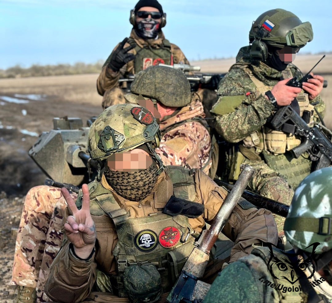 Наши бойцы в зоне проведения Специальной Военной Операции