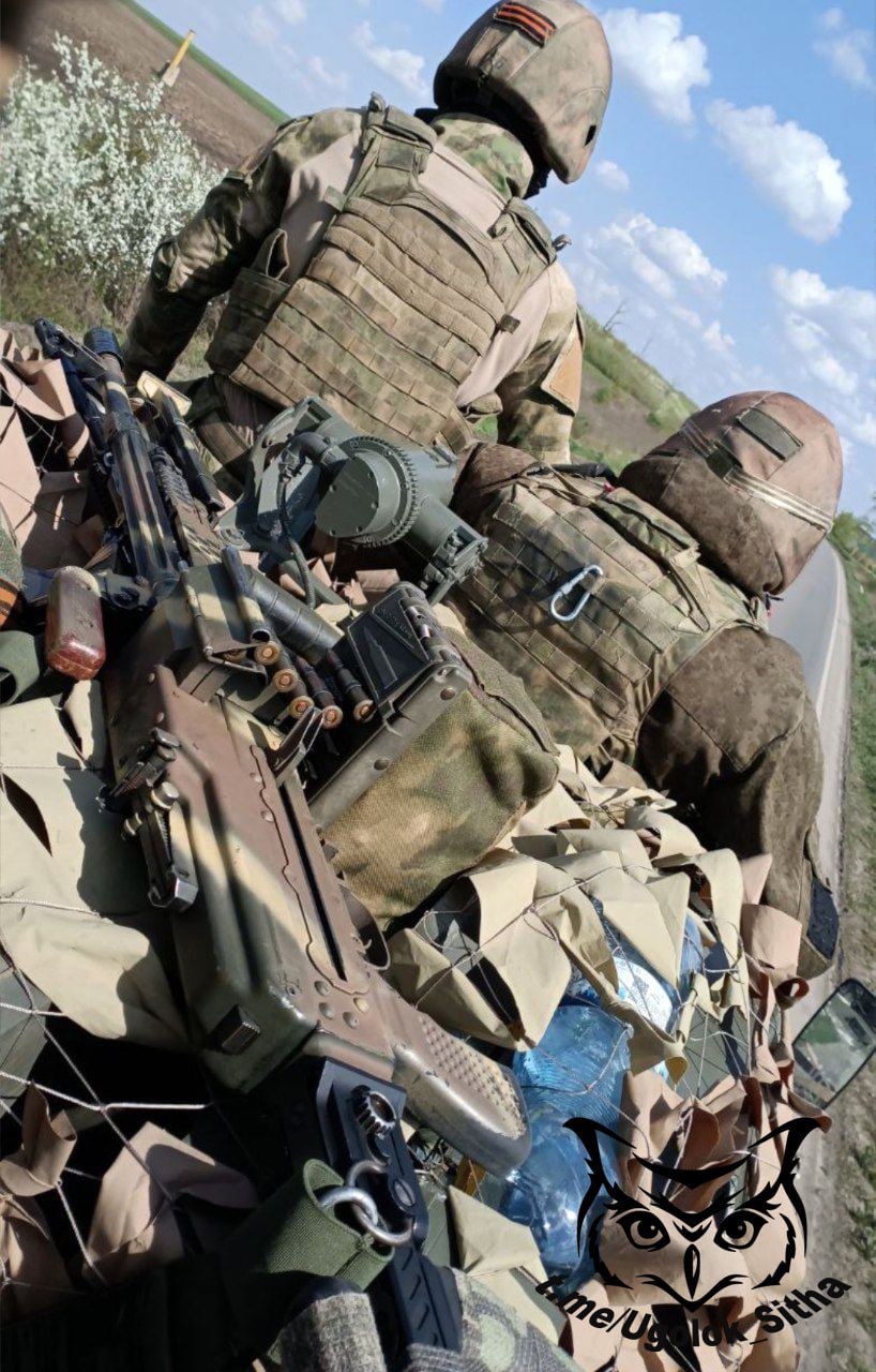 Наши бойцы в зоне проведения Специальной Военной Операции