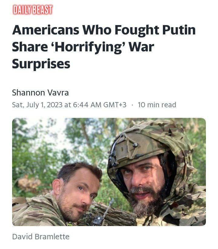 Американский наёмник жалуется на слабую подготовку украинских боевиков