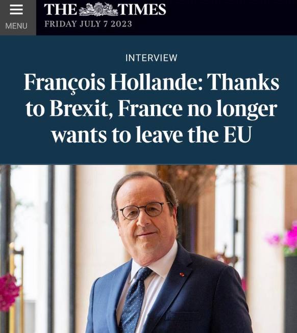 Франсуа Олланд предсказывает, что французский хаос перекинется в Британию, Германию и США