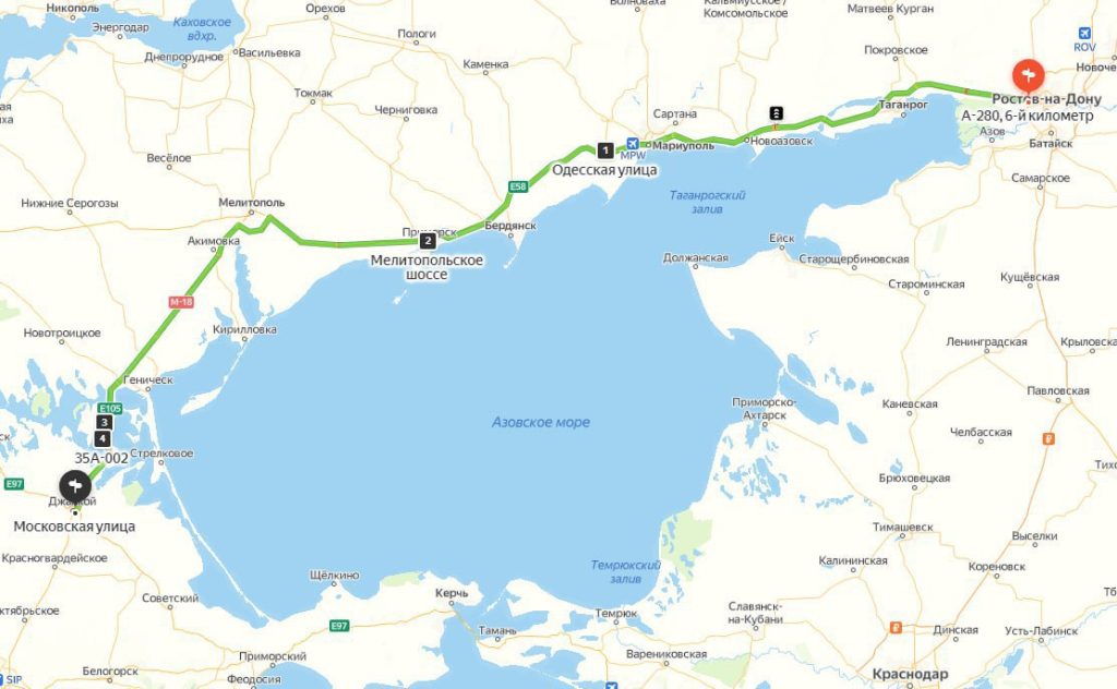 Власти Крыма делятся альтернативным маршрутом по суше через новые регионы