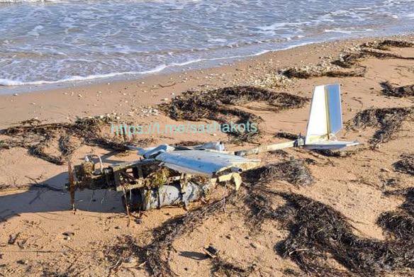 Со стороны Порта «Кавказ» обнаружен ударный беспилотник