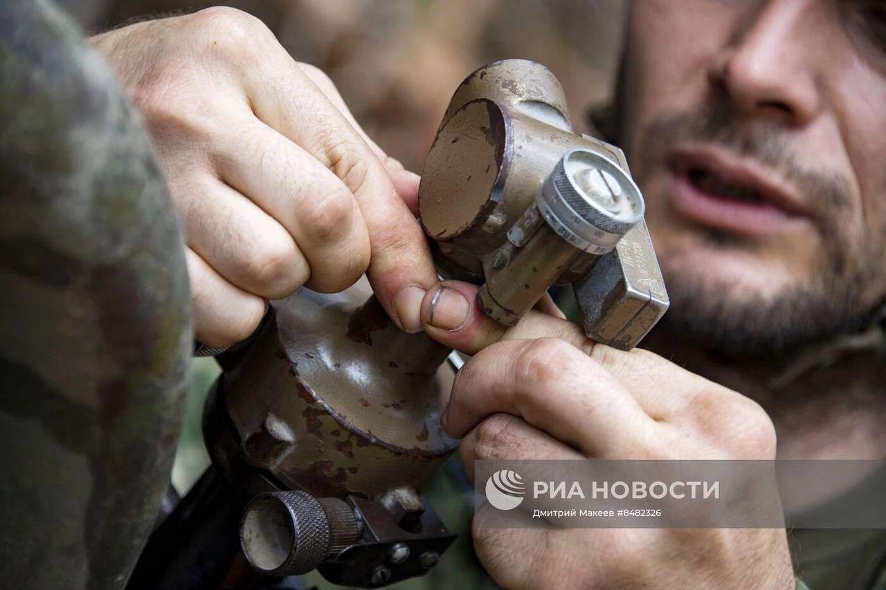 Боевая работа расчёта 2Б26 (РСЗО 9К51 «Град» на шасси КамАЗ-5350) на Херсонском направлении
