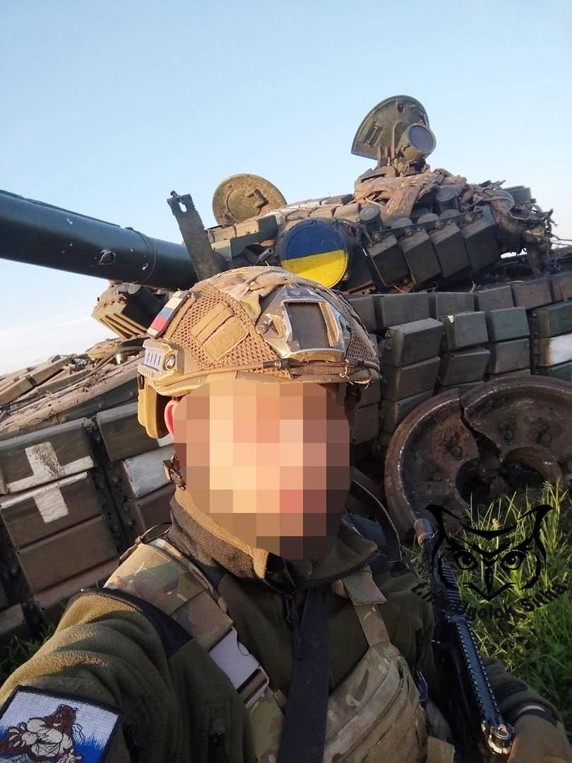 Т-72М1 - поврежденный трофей