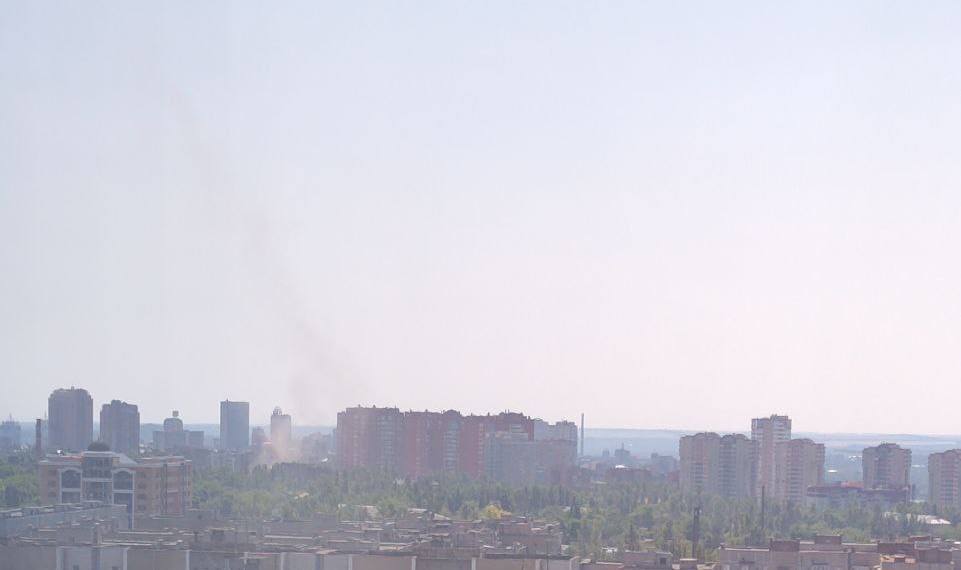По Донецку массированные прилеты со стороны ВСУ