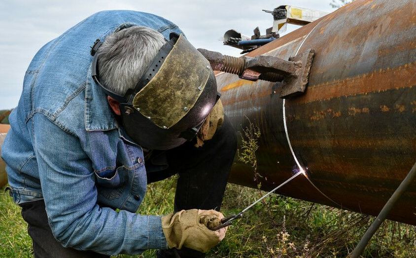 Начались работы по перекладке магистрального газопровода Таганрог-Мелитополь