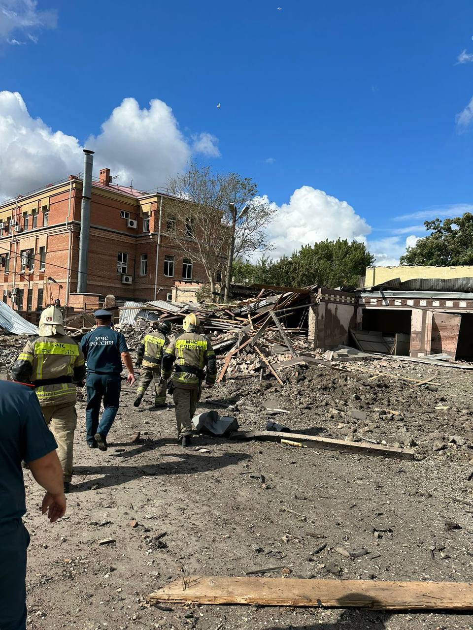 В центре Таганрога произошел сильный взрыв