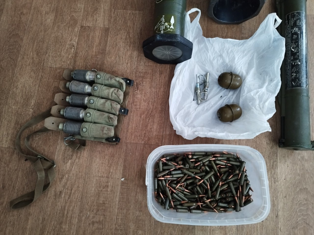 Схроны обнаружены полицией в Запорожской области