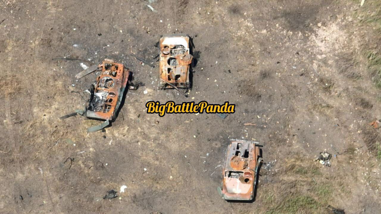 Фото не новые, но эти качественные фотографии очень подробно документируют что случилось с наступающими украинскими частями