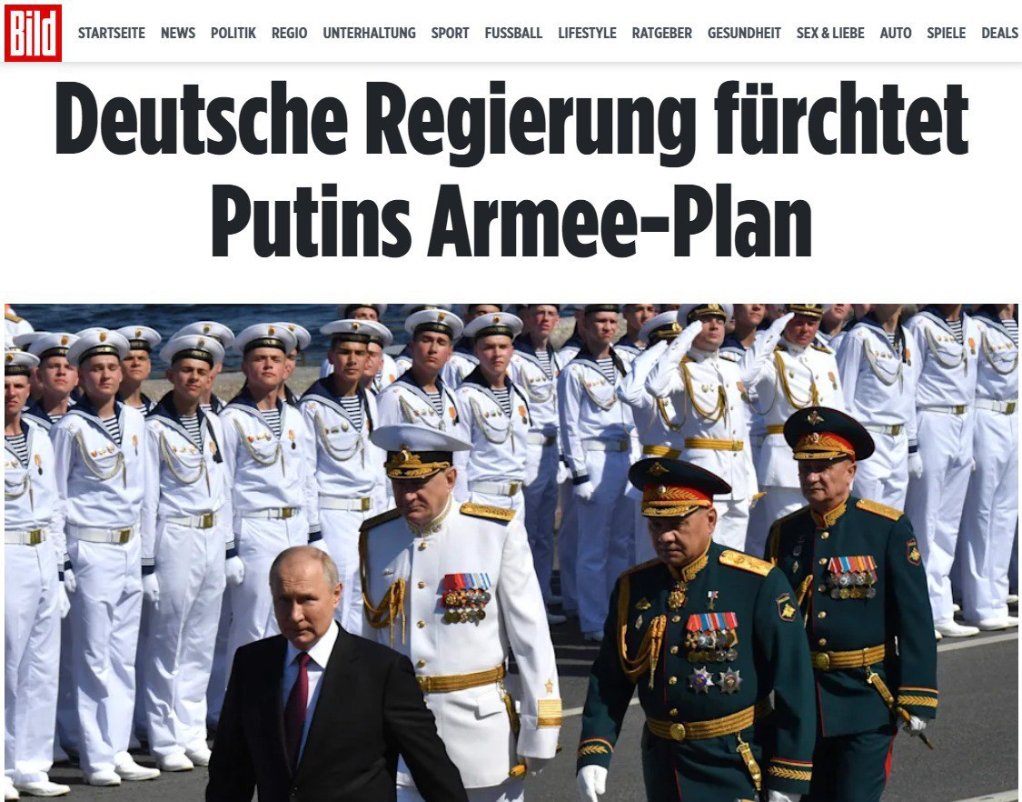 Россия готова воевать на Украине еще два-три года — Bild
