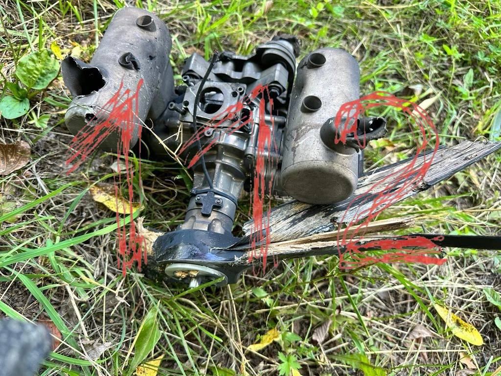 Фото сбитого над Москвой беспилотника