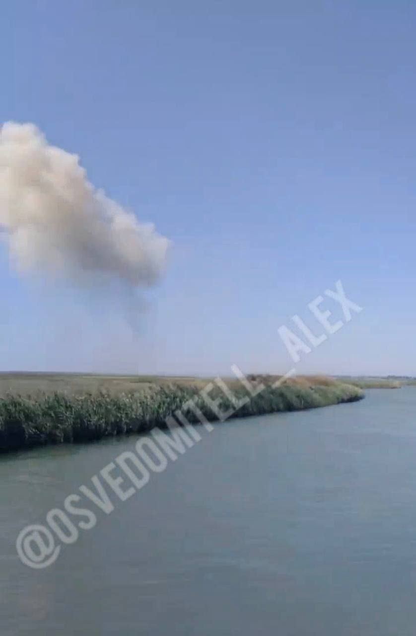 Еще кадры ракетного удара ВСУ по Чонгарскому мосту