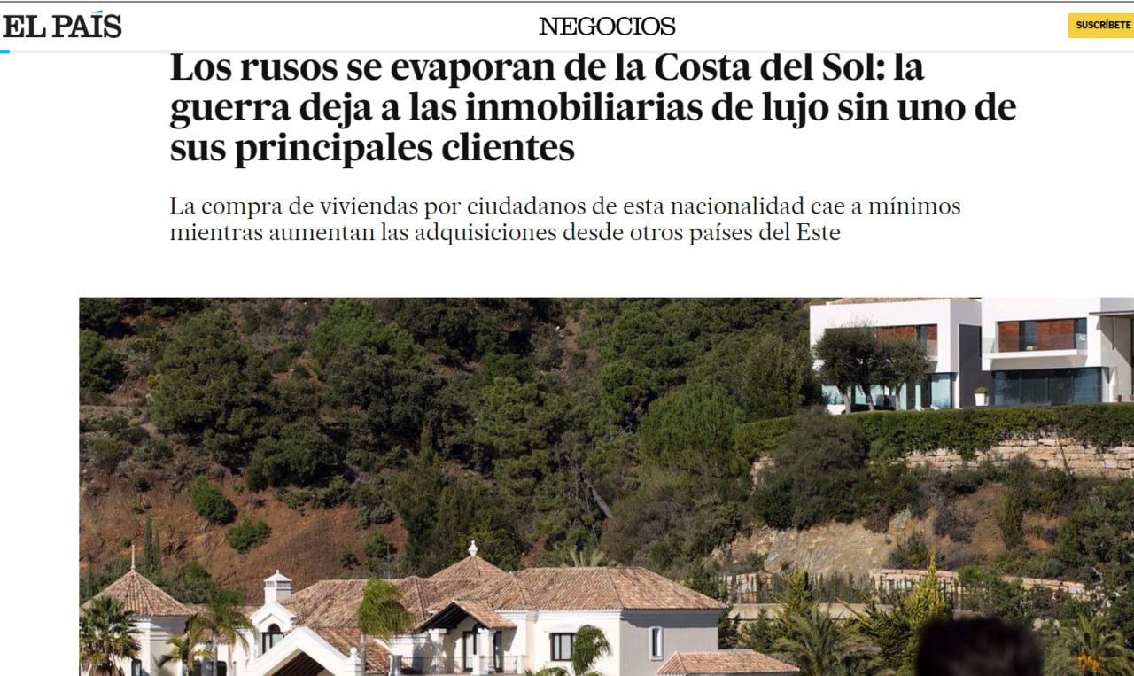 Россияне перестали покупать испанскую недвижимость — El País