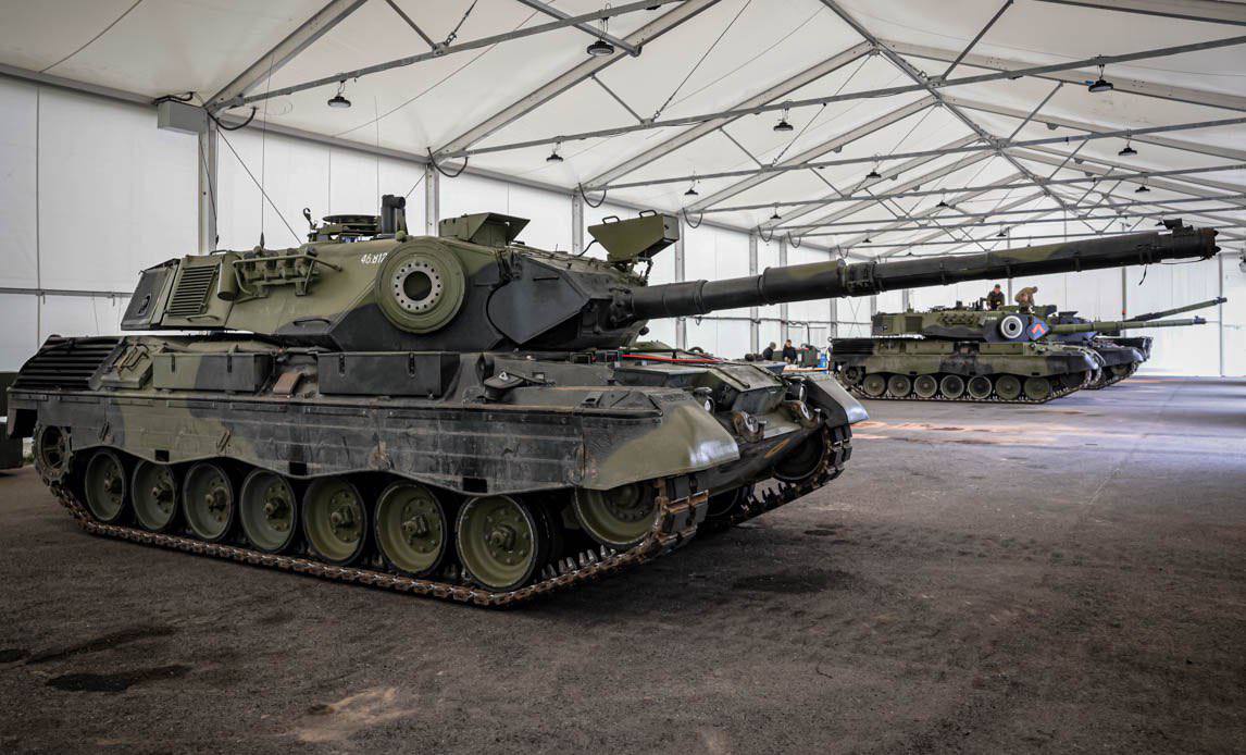 В Украину доставлены первые 10 танков Leopard 1A5 из запланированных ...