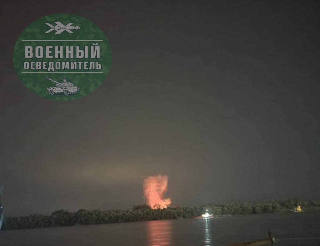 Кадры прилета дрона-камикадзе "Герань-2" по территории Румынии в ночь с 3 на 4 августа