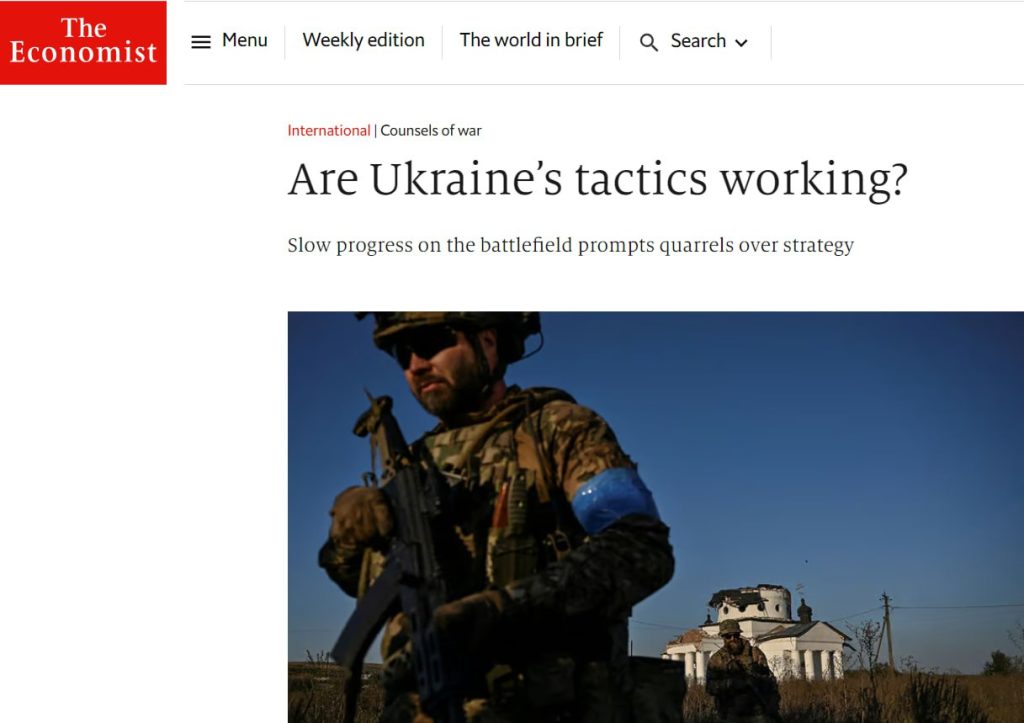 Запад сомневается в успехе контрнаступления ВСУ осенью – Economist