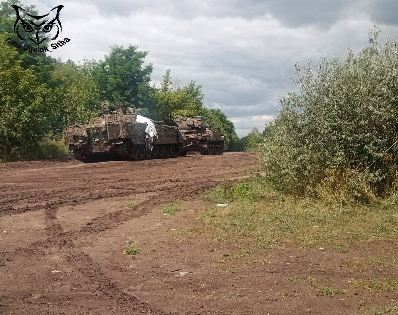 Ранее не публиковавшиеся фото и видеоматериалы по эвакуации в тыл трофейной шведской БМП CV90