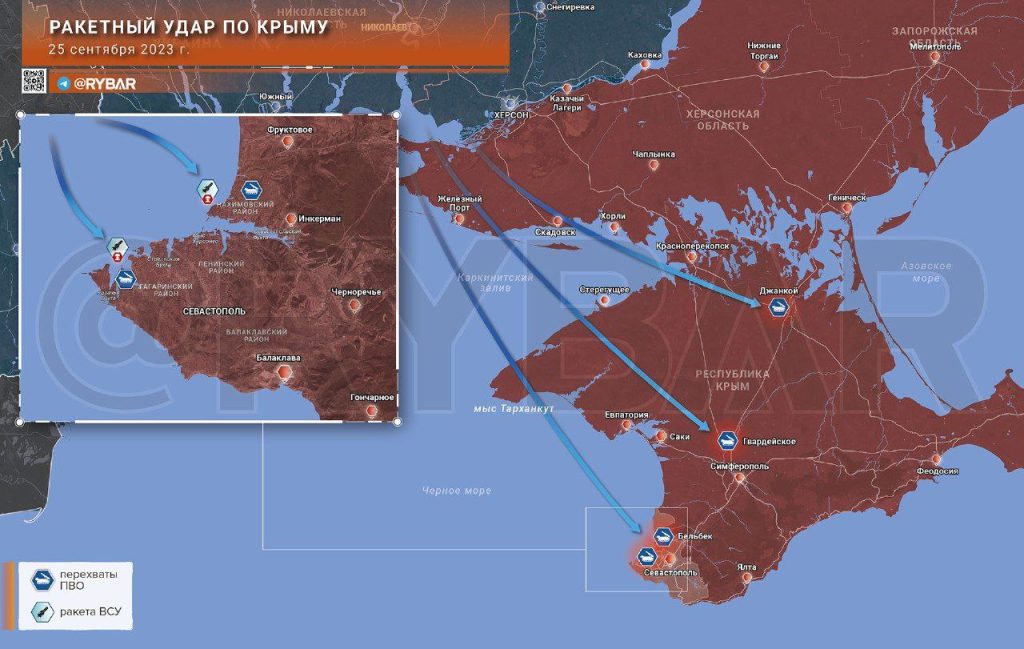 Ракетный удар ВСУ по Крыму