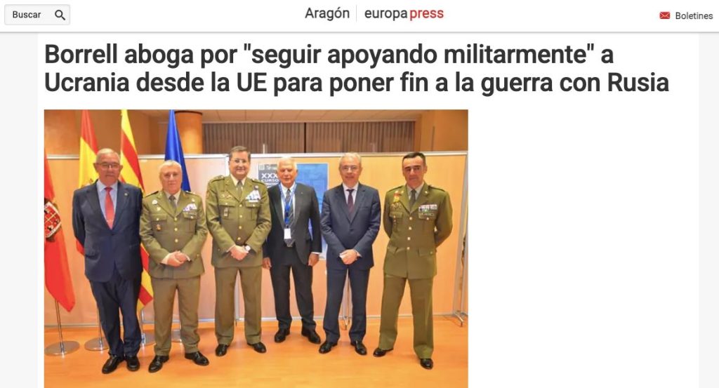 Боррель демонстрирует эталонный образец европейского двоемыслия - Подоляка