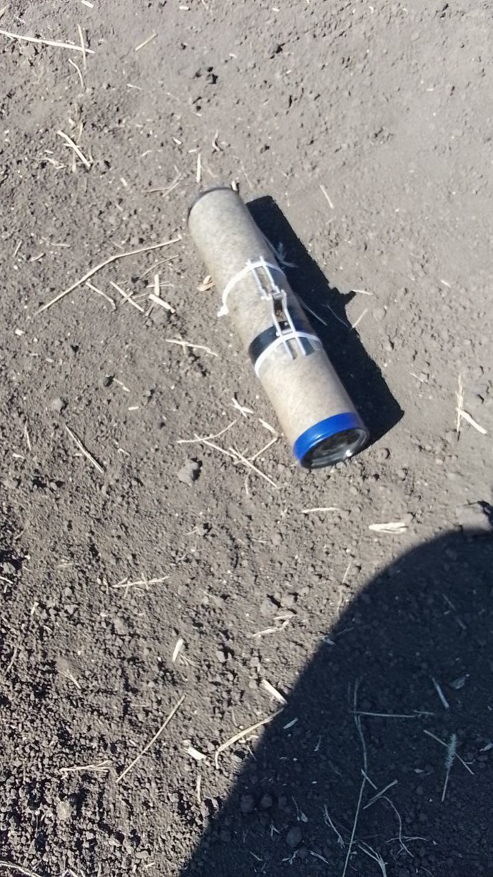 Противник начал осуществлять дистанционное минирование новым типом боеприпасов, скорее всего самодельными