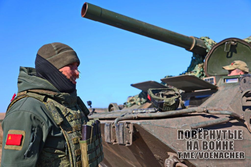 Довольно редкая 120-мм колёсная САУ 2С23 «Нона-СВК» где-то в зоне СВО