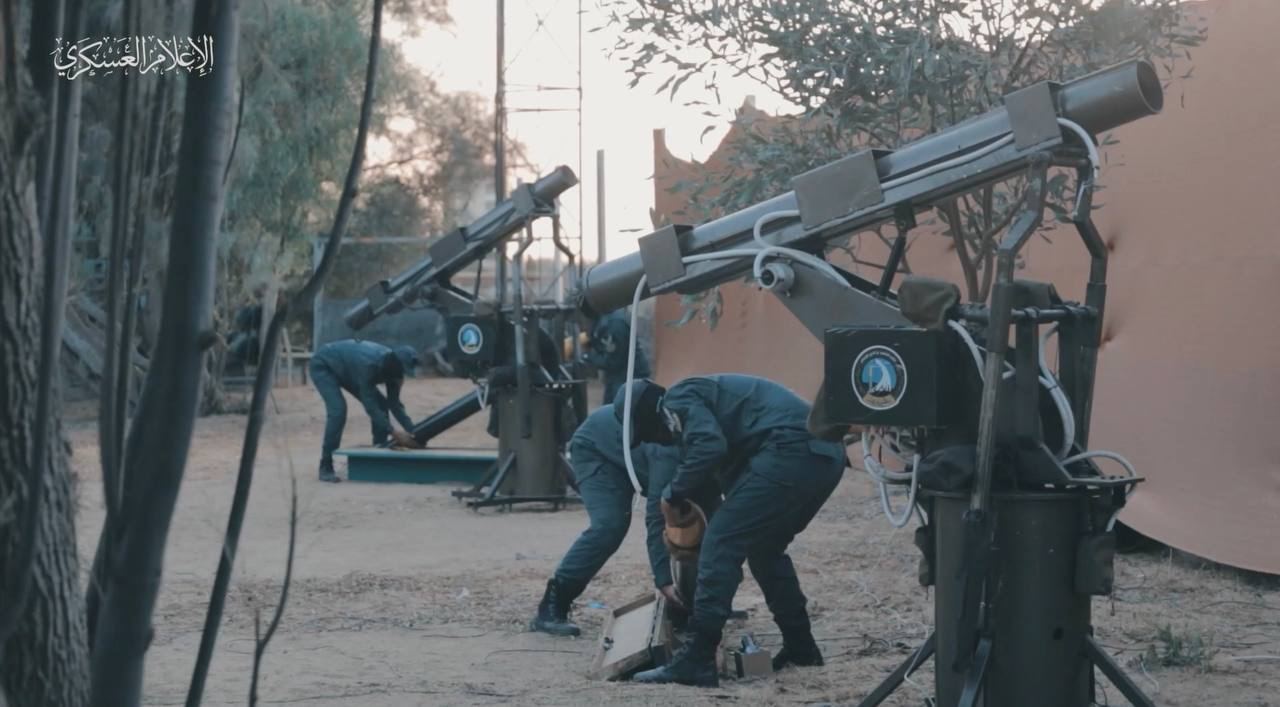 ХАМАС публикует кадры работы однозарядных дистанционно управляемых пусковых установок «Мутабар-1»