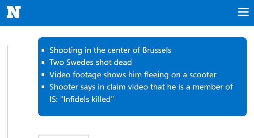 В Брюсселе, вероятно, произошел теракт