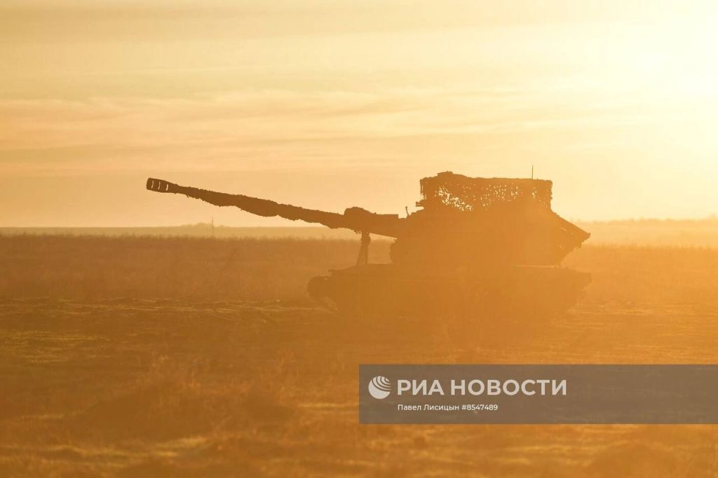 Боевая работа расчёта 152-мм самоходной гаубицы 2С19 «Мста-С» 19-й мотострелковой дивизии на Запорожском направлении