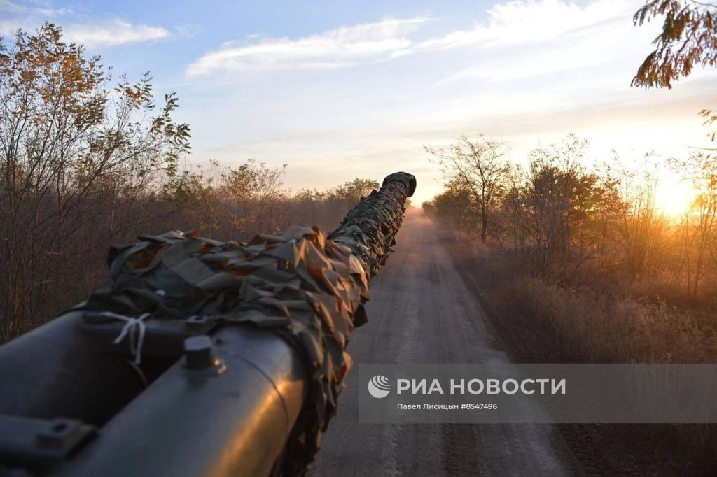 Боевая работа расчёта 152-мм самоходной гаубицы 2С19 «Мста-С» 19-й мотострелковой дивизии на Запорожском направлении