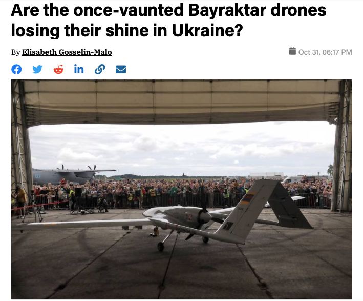 Полковник ГУР Украины Валюх почти назвал турецкие БПЛА «Байрактар» бесполезными